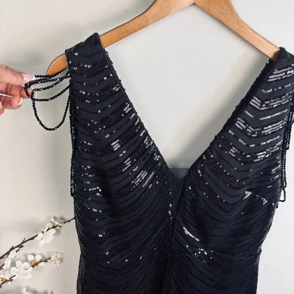 Missord Black Sequin Evening Dress Size 3X (Fits Size 2X) - Picture 5 of 7